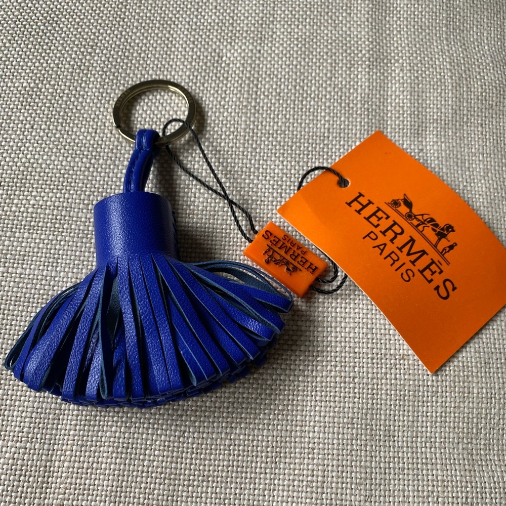 Authentic Hermès Carmen Tassel Key Ring Charm